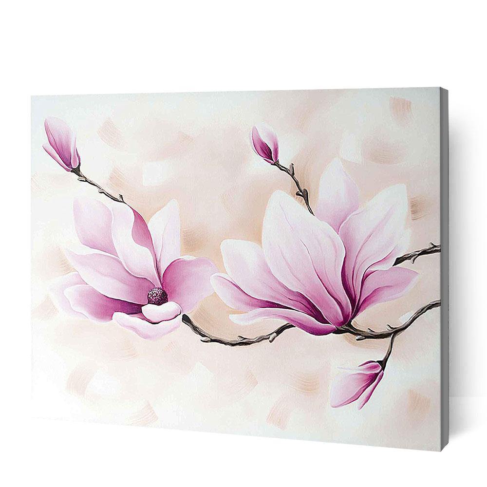 Magnolia Flowers - Paint Art Australia