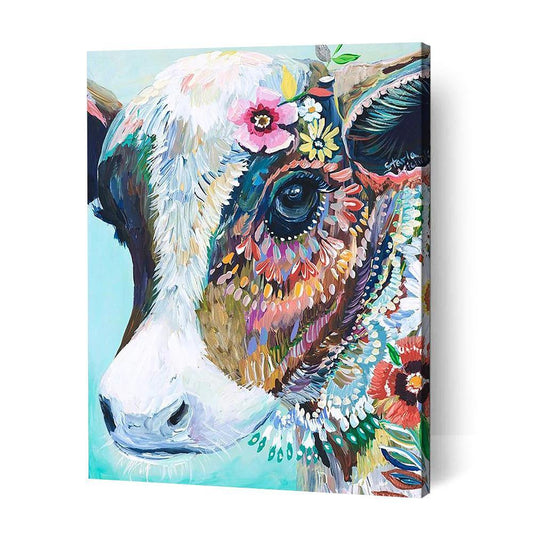 Abstract Cow - Fisher Paint By Number Kits Australia