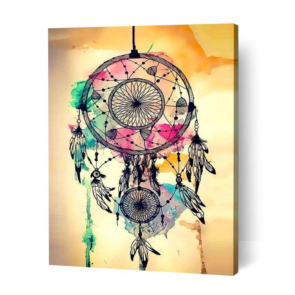 Abstract Dream Catcher - Fisher Paint By Number Kits Australia