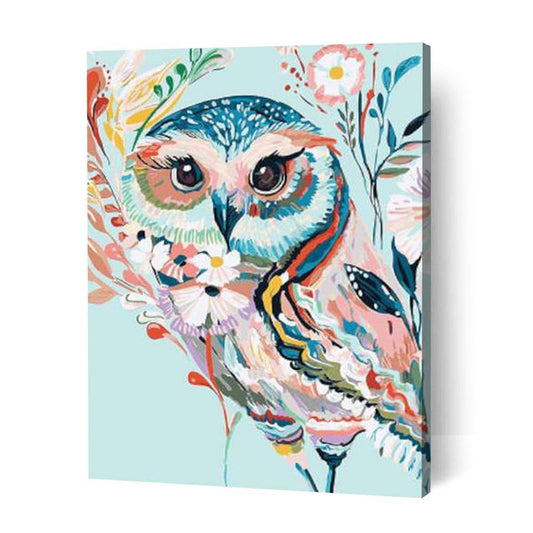 Abstract Owl - Fisher Paint By Number Kits Australia