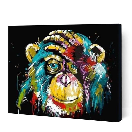 Psychedelic Monkey - Fisher Paint By Number Kits Australia