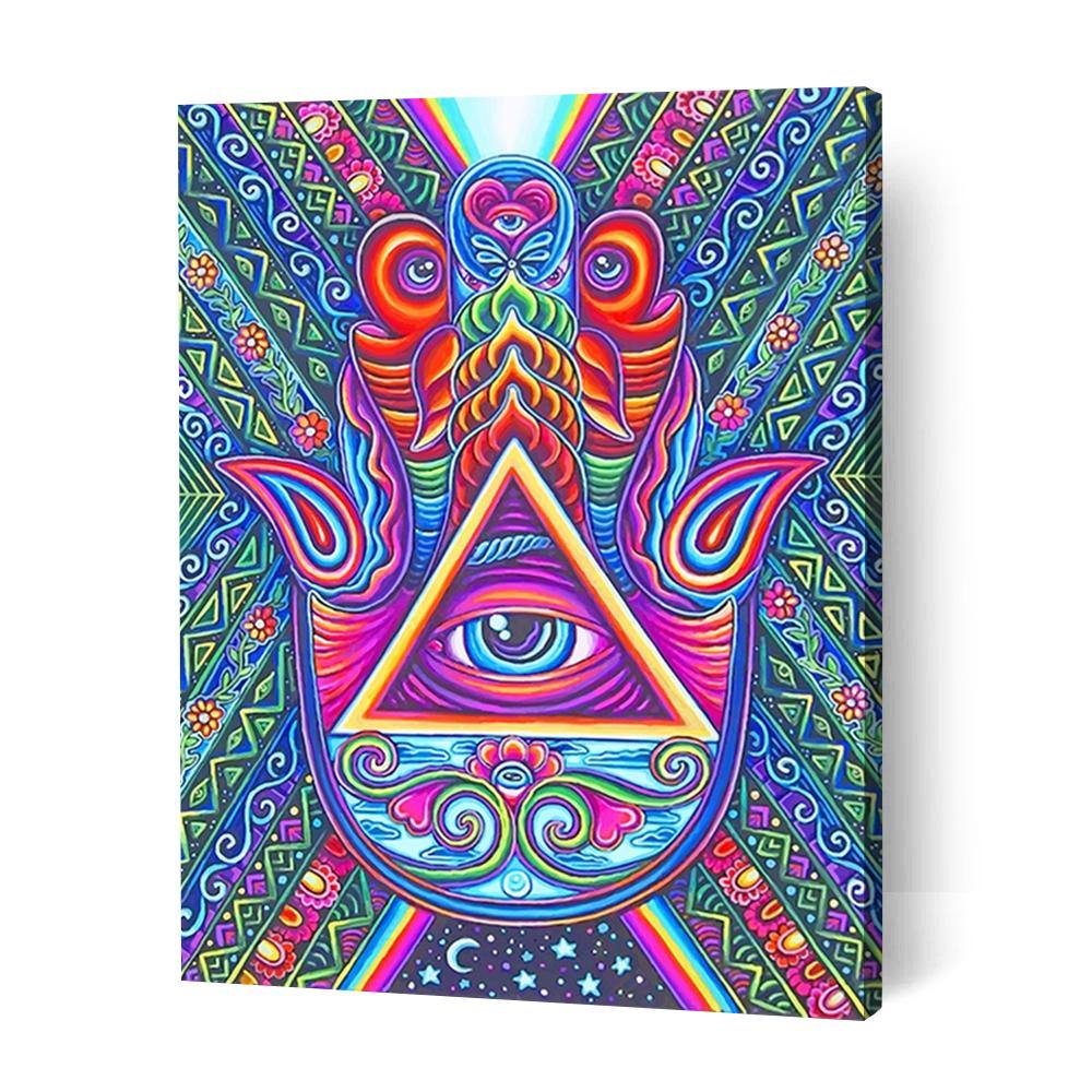 Psychedelic Third Eye - Paint Art Australia