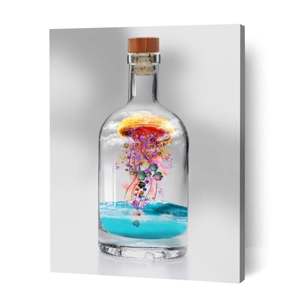 Jellyfish in a Bottle - Paint Art Australia